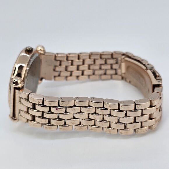 Folio Women's Watch 33MM White Dial Gold Bracelet Band  7" New Battery - Picture 6 of 13